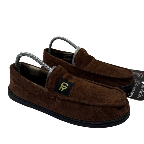 Royal Deluxe RD NEW Brown Sole Selection Memory Foam Slippers Men 12 S-5 - Picture 1 of 10